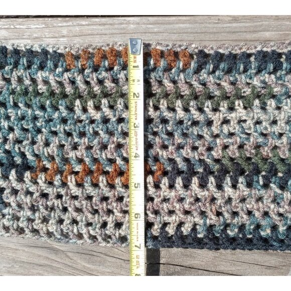 Men's Hipster Infinity Scarf Cowl Camouflage Green Black Brown Hunting Woodsy OS - Picture 8 of 9